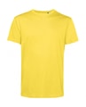 Organische Heren T-Shirt B&C TU01B Yellow Fizz